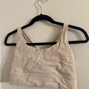 Lululemon Energy Bra Longline-Tan